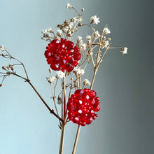 Load image into Gallery viewer, ESMERALDA RED earrings