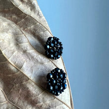 Load image into Gallery viewer, ESMERALDA BLACK earrings