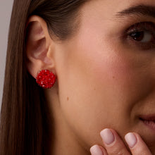 Load image into Gallery viewer, ESMERALDA RED earrings